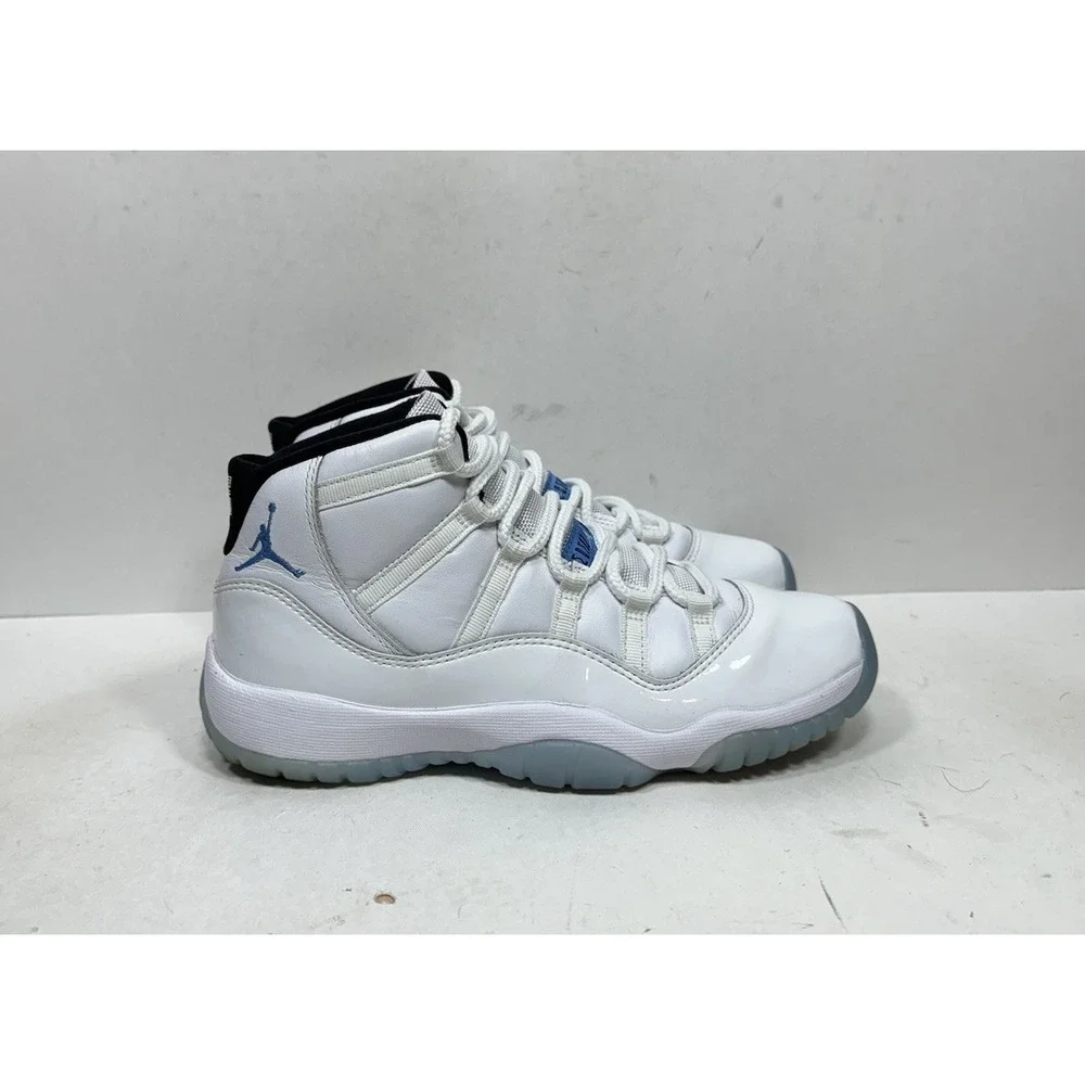 Jordan 11 Retro Legend Blue (2024) GS Size 7 378038-104 Shoes White